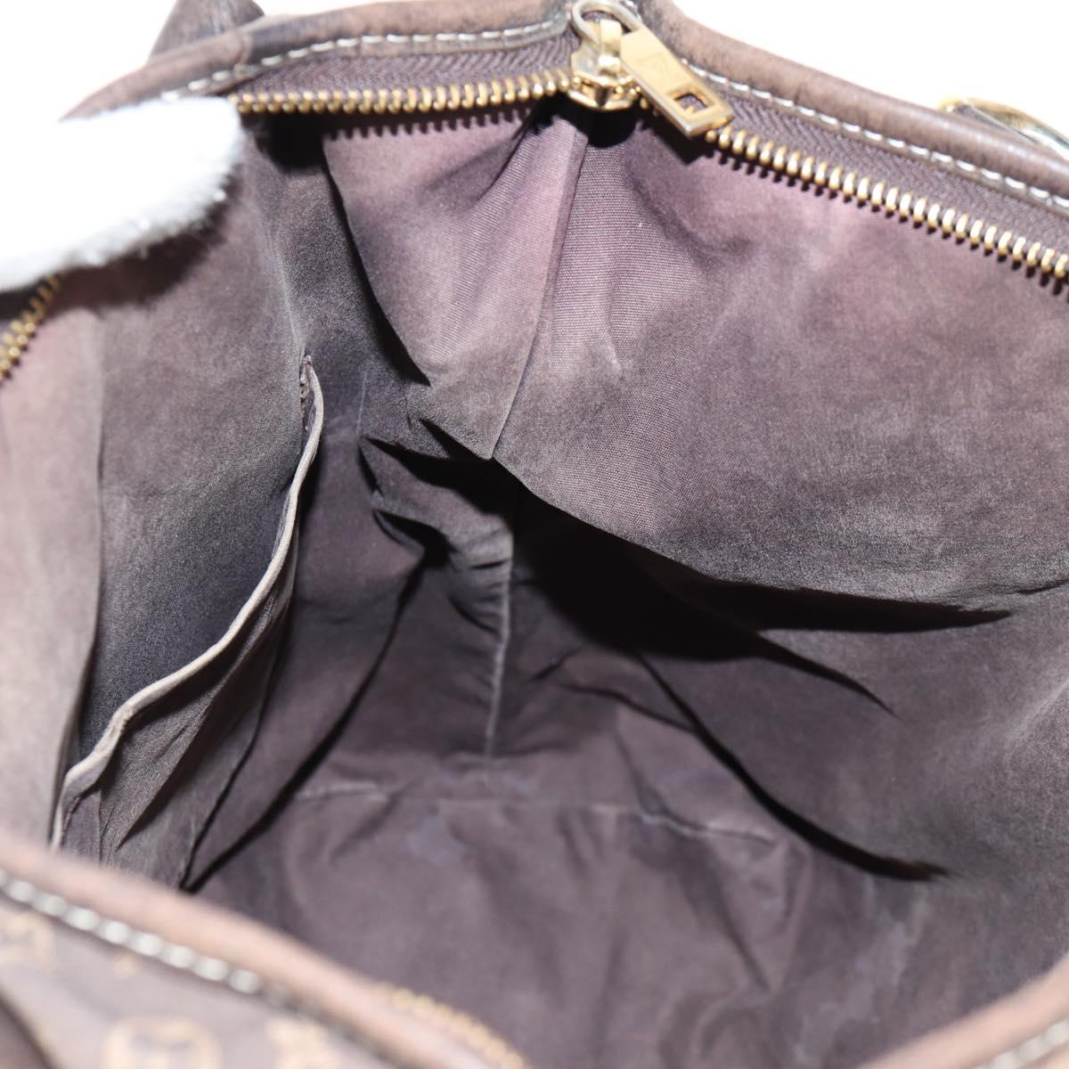 LOUIS VUITTON Monogram Idylle Elegy Hand Bag Black M56696 LV Auth bs31637