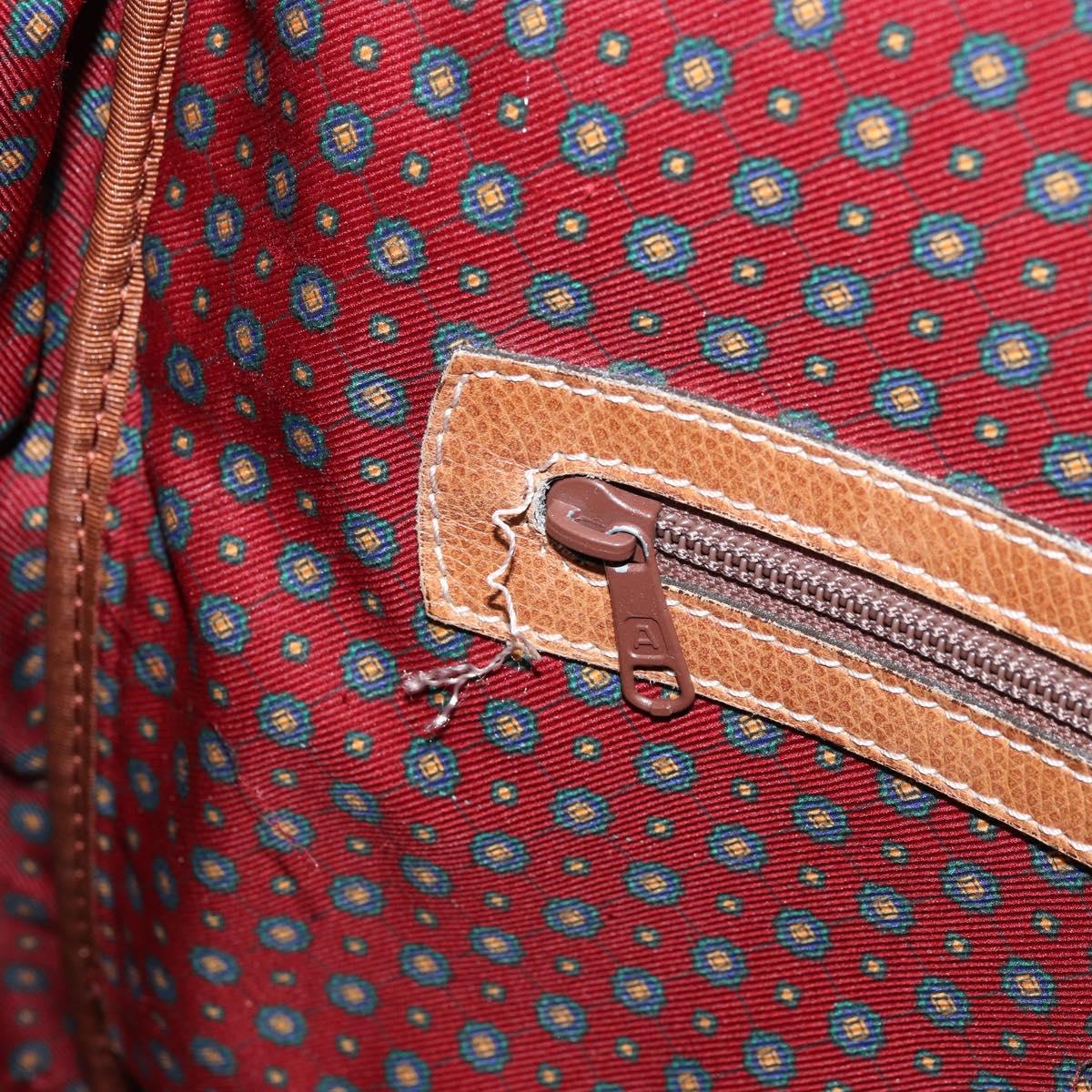 LOEWE Anagram Tote Bag Leather Beige Gold Auth bs31654