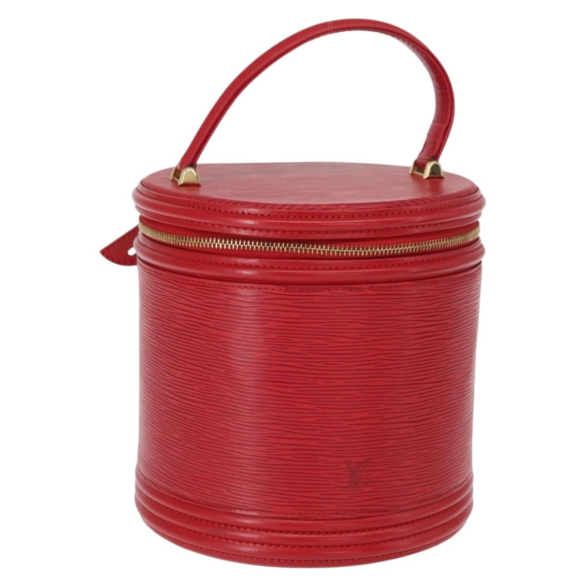 LOUIS VUITTON Epi Cannes Hand Bag Red M48037 LV Auth bs31660