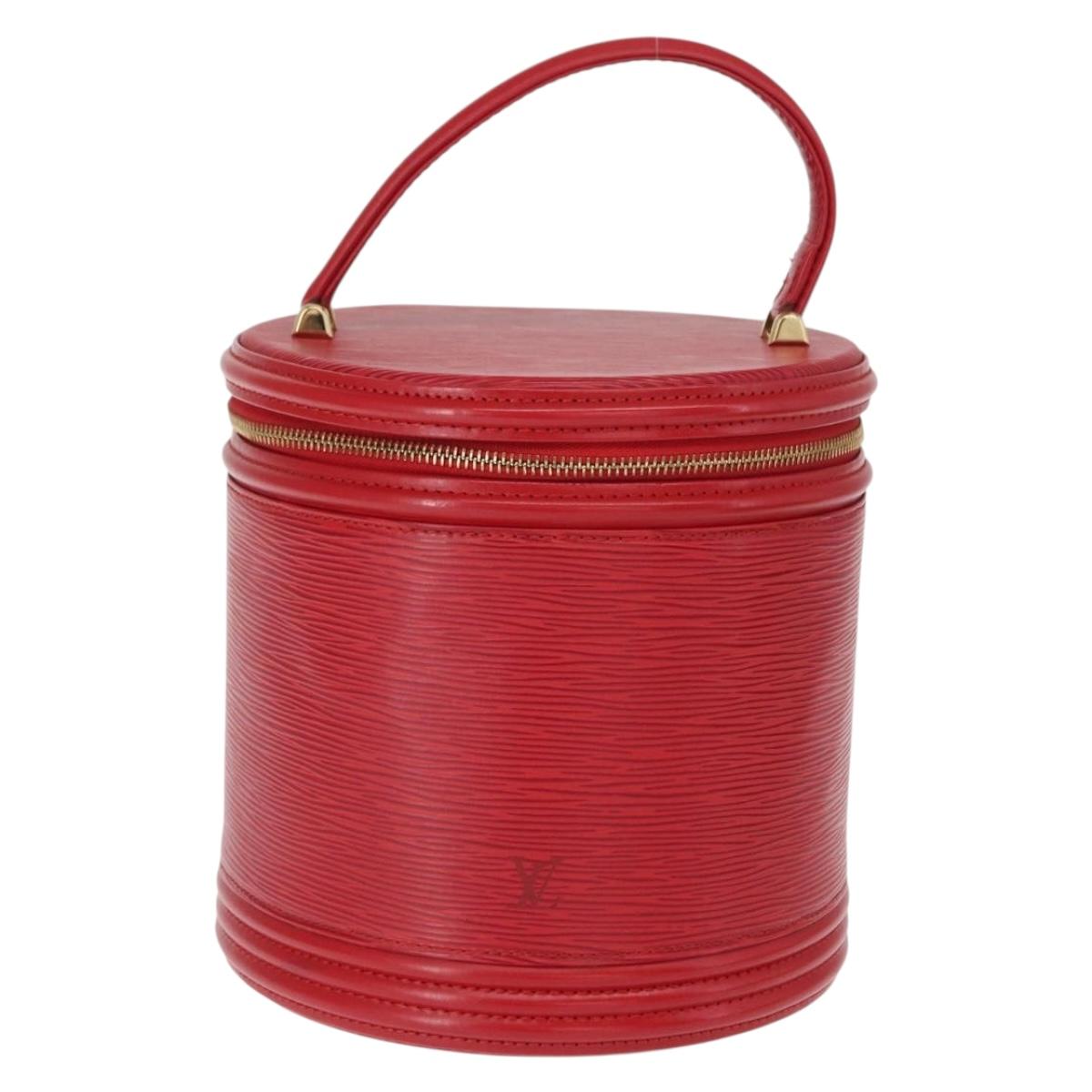 LOUIS VUITTON Epi Cannes Hand Bag Red M48037 LV Auth bs31660