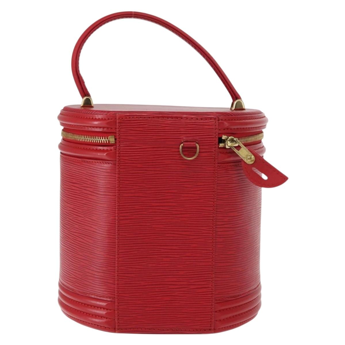 LOUIS VUITTON Epi Cannes Hand Bag Red M48037 LV Auth bs31660