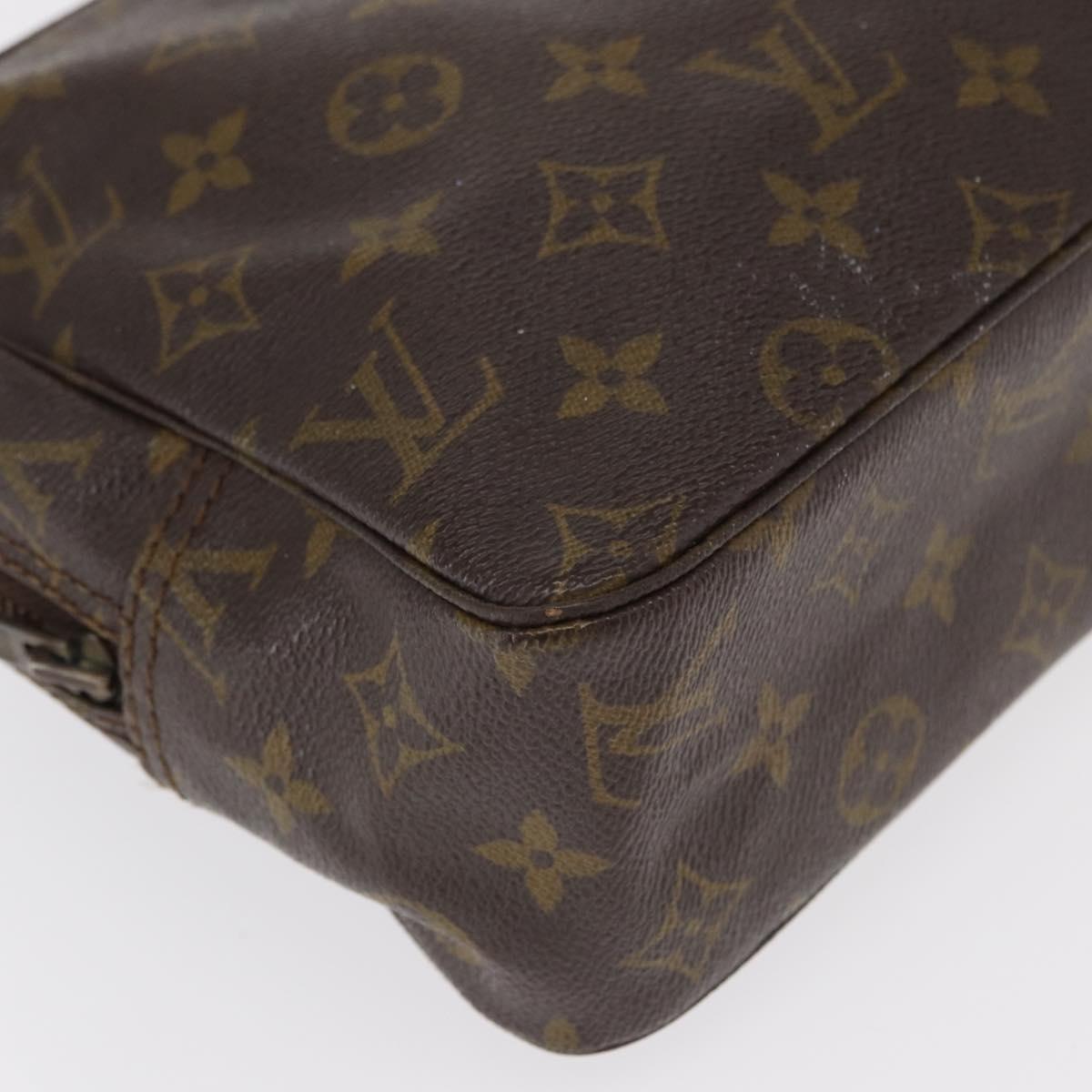 LOUIS VUITTON Monogram Trousse Toilette 28 Clutch Bag M47522 LV Auth bs31665