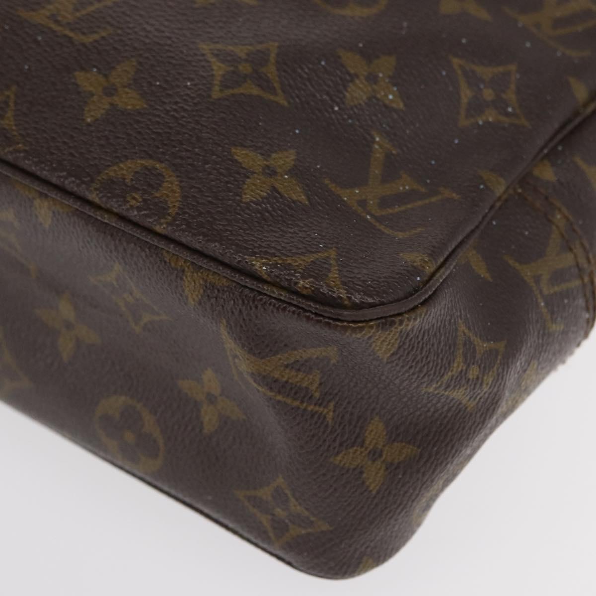 LOUIS VUITTON Monogram Trousse Toilette 28 Clutch Bag M47522 LV Auth bs31665