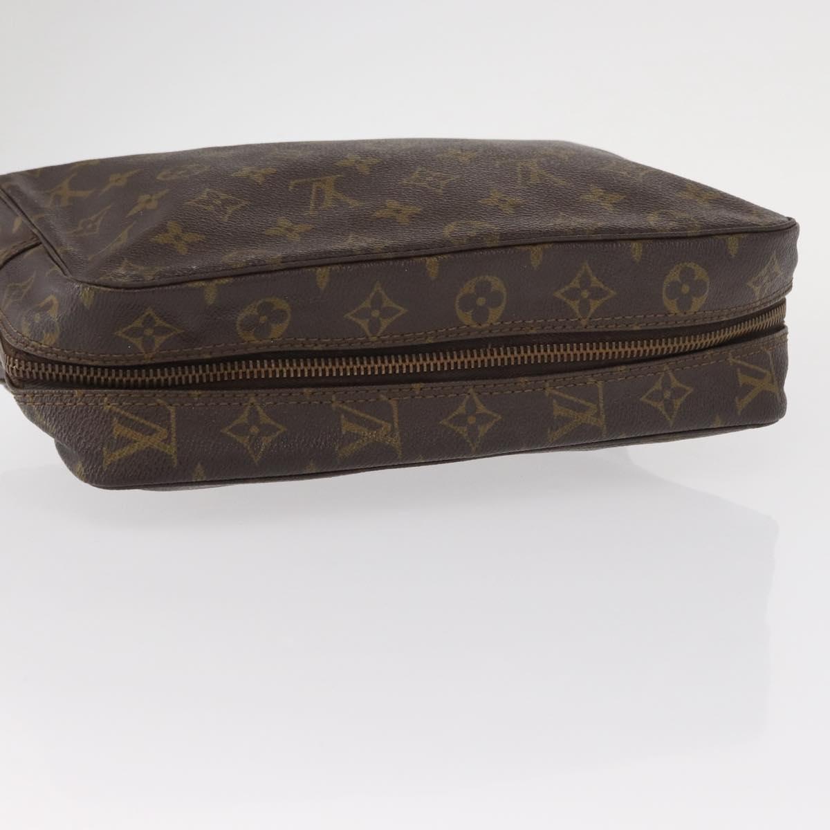 LOUIS VUITTON Monogram Trousse Toilette 28 Clutch Bag M47522 LV Auth bs31665