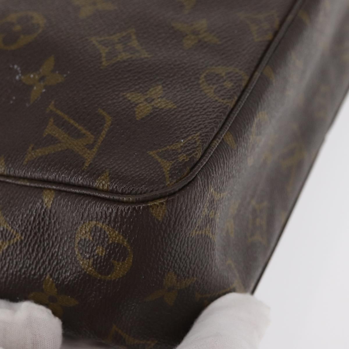 LOUIS VUITTON Monogram Trousse Toilette 28 Clutch Bag M47522 LV Auth bs31665