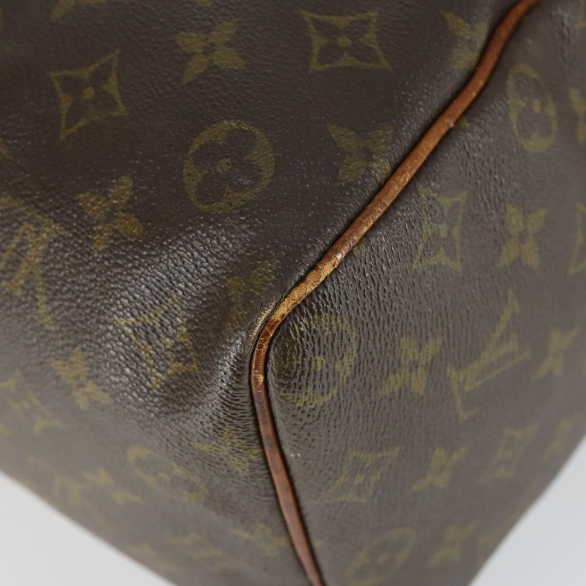 LOUIS VUITTON Monogram Speedy 35 Hand Bag M41524 LV Auth bs31666