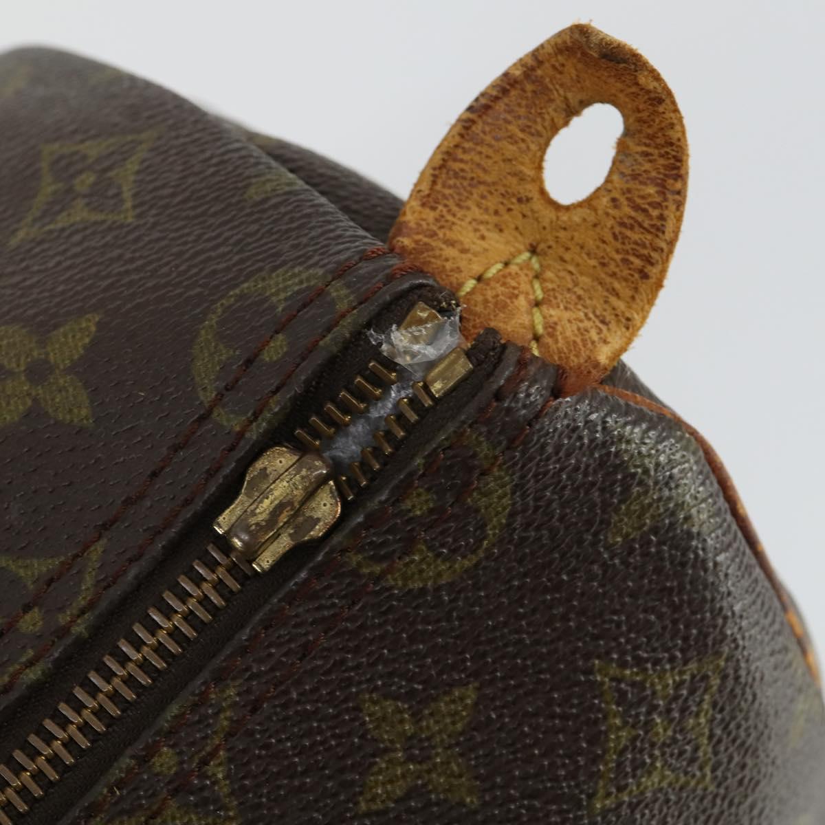 LOUIS VUITTON Monogram Speedy 35 Hand Bag M41524 LV Auth bs31666