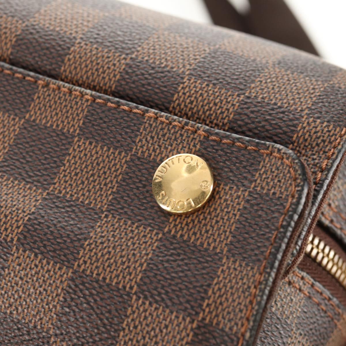 LOUIS VUITTON Damier Ebene Naviglio Shoulder Bag N45255 LV Auth bs31667