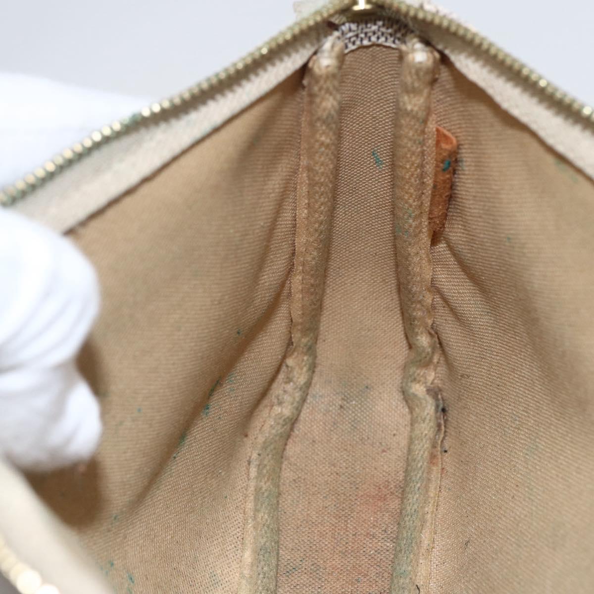 LOUIS VUITTON Damier Azur Pochette Accessoires Pouch N51986 LV Auth bs31668