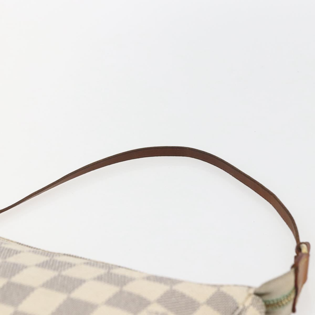 LOUIS VUITTON Damier Azur Pochette Accessoires Pouch N51986 LV Auth bs31668