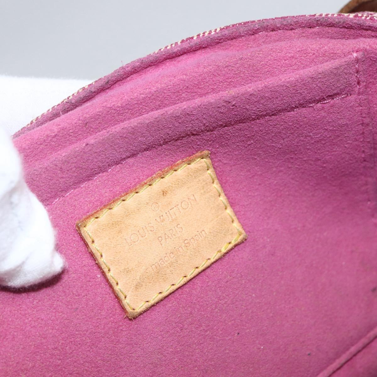 LOUIS VUITTON Monogram Denim Mini Preity Bag Fuchsia M95216 LV Auth bs31670V
