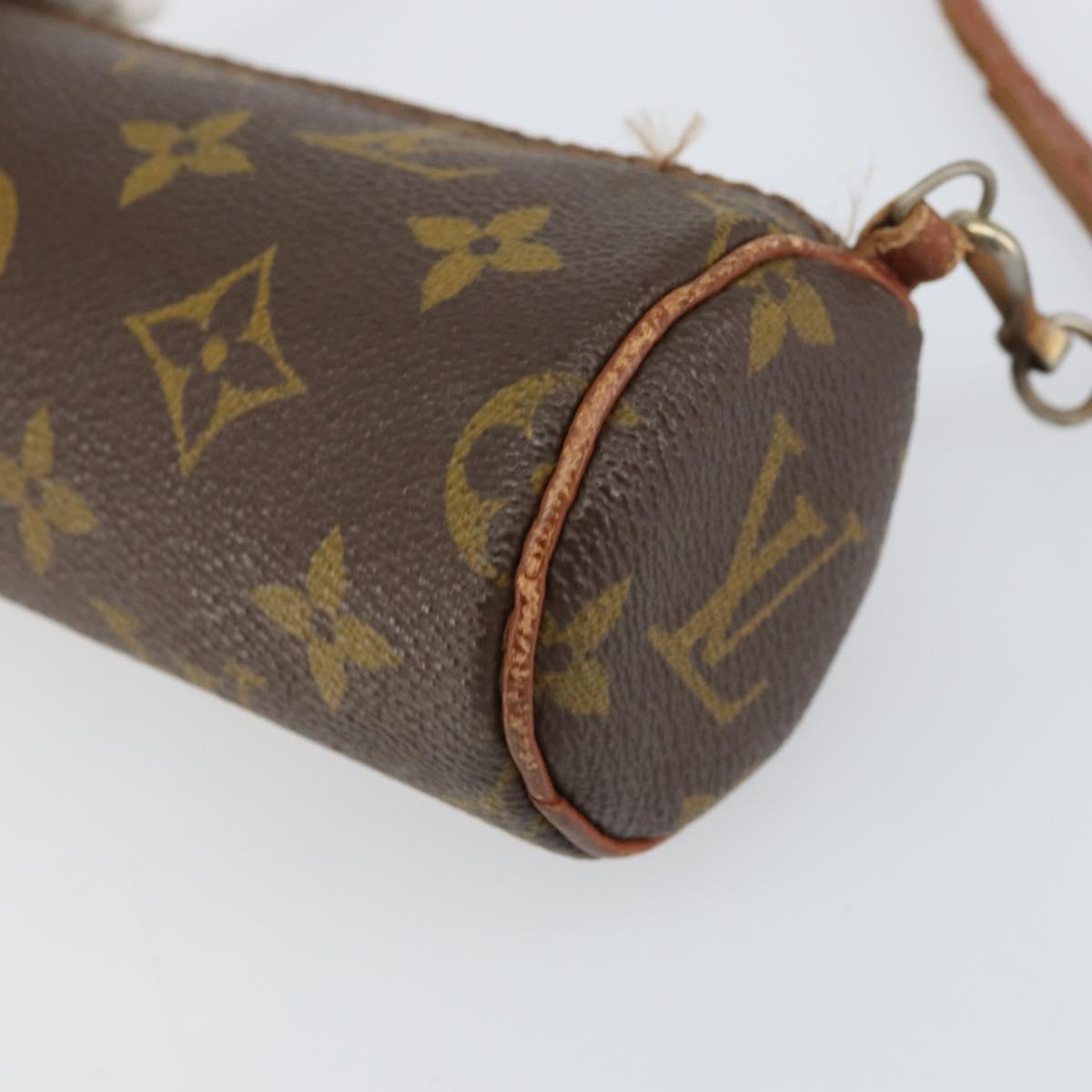LOUIS VUITTON Monogram Papillon Pouch LV Auth bs31697