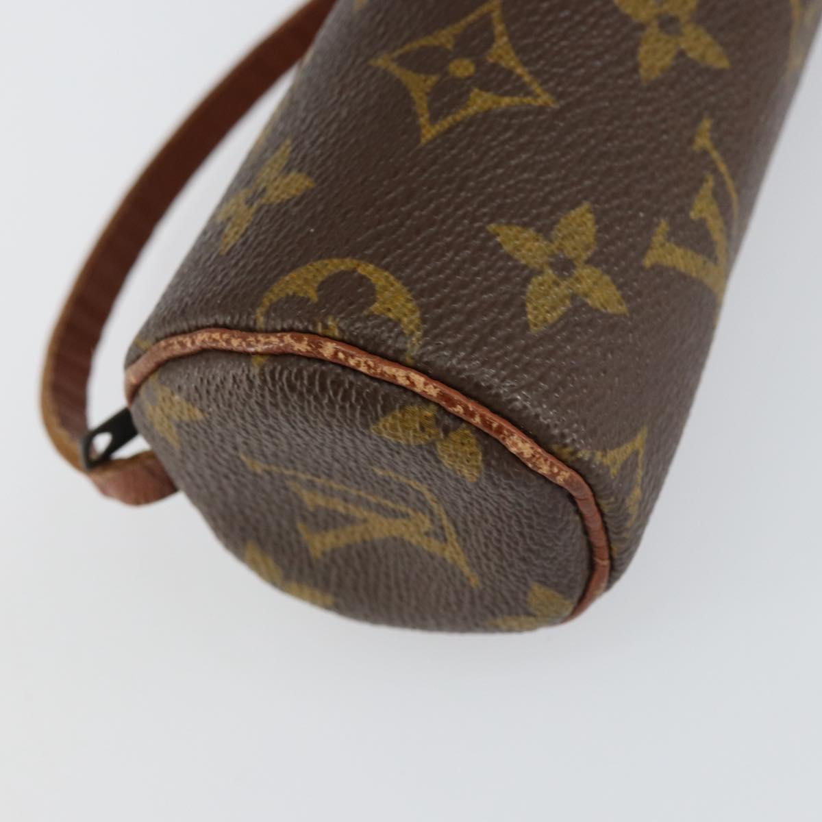 LOUIS VUITTON Monogram Papillon Pouch LV Auth bs31697