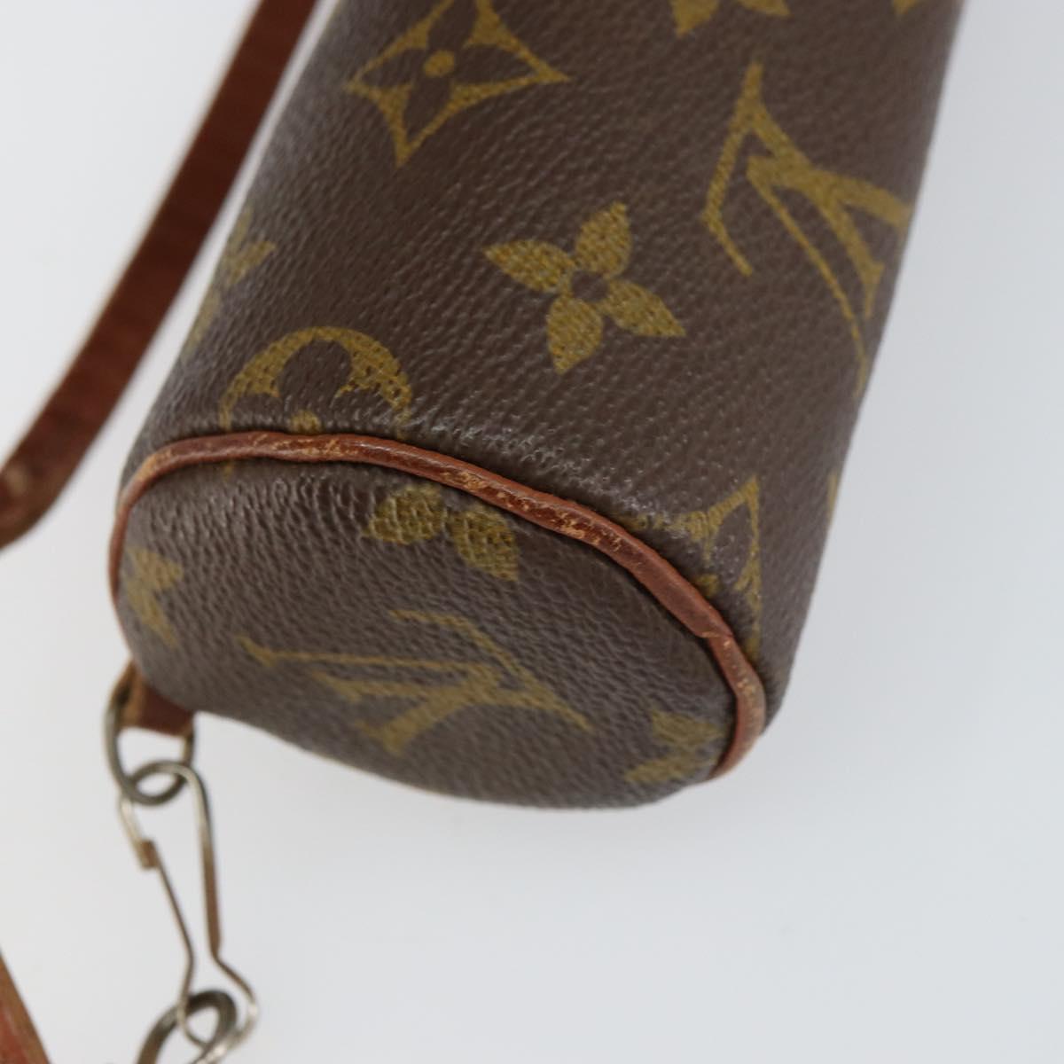 LOUIS VUITTON Monogram Papillon Pouch LV Auth bs31697