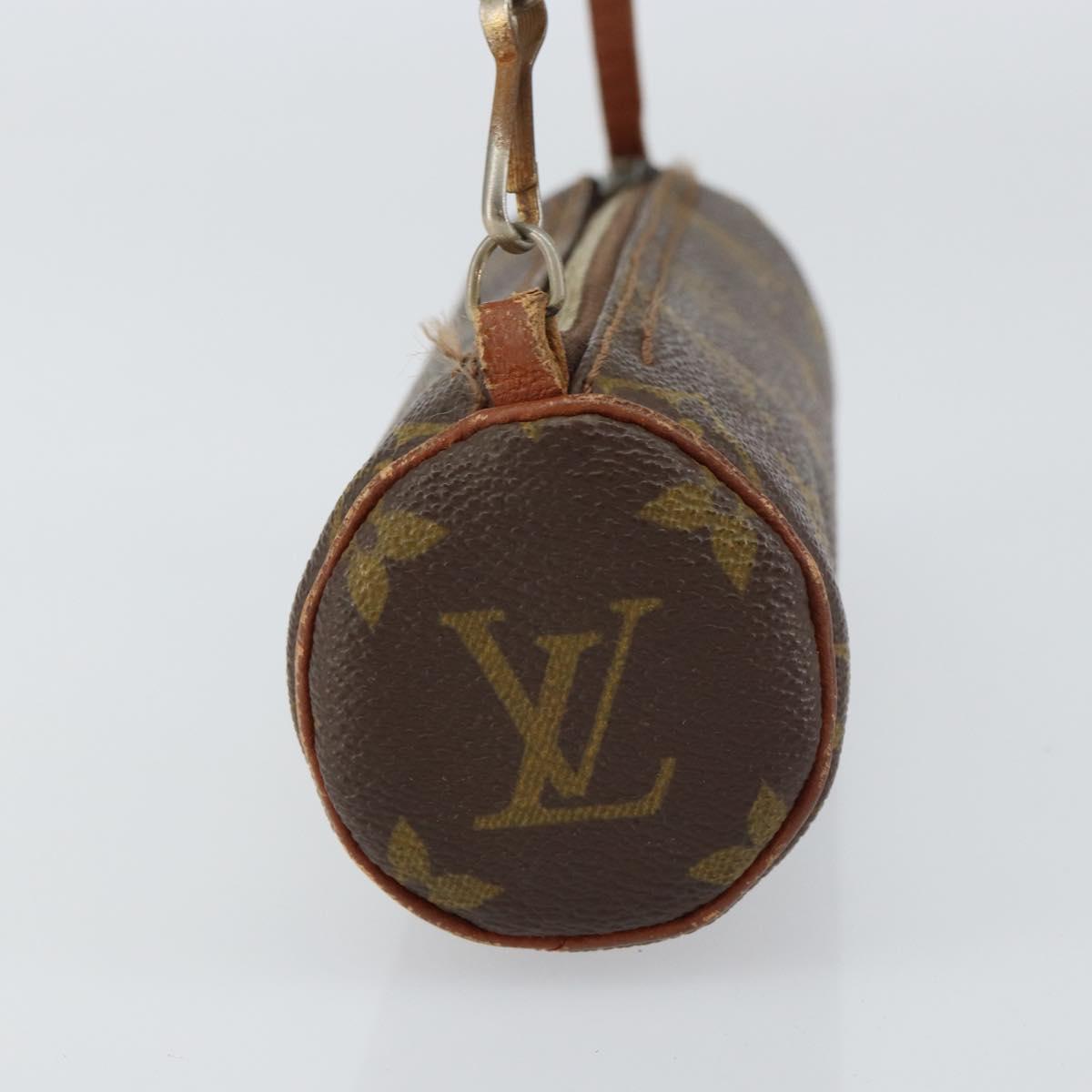 LOUIS VUITTON Monogram Papillon Pouch LV Auth bs31697
