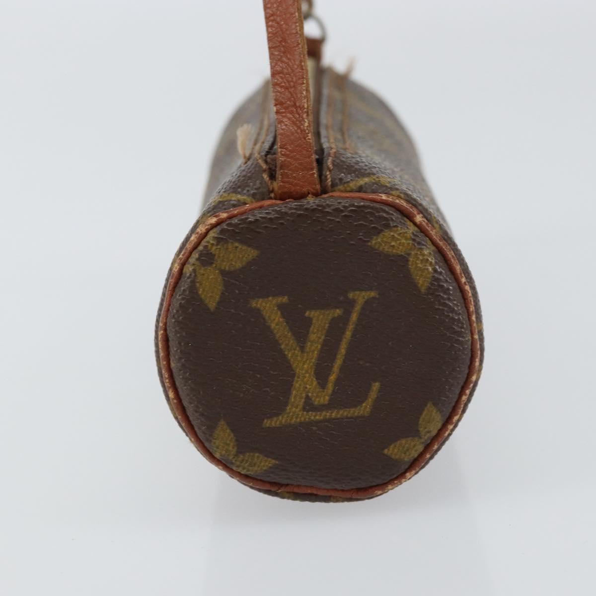 LOUIS VUITTON Monogram Papillon Pouch LV Auth bs31697