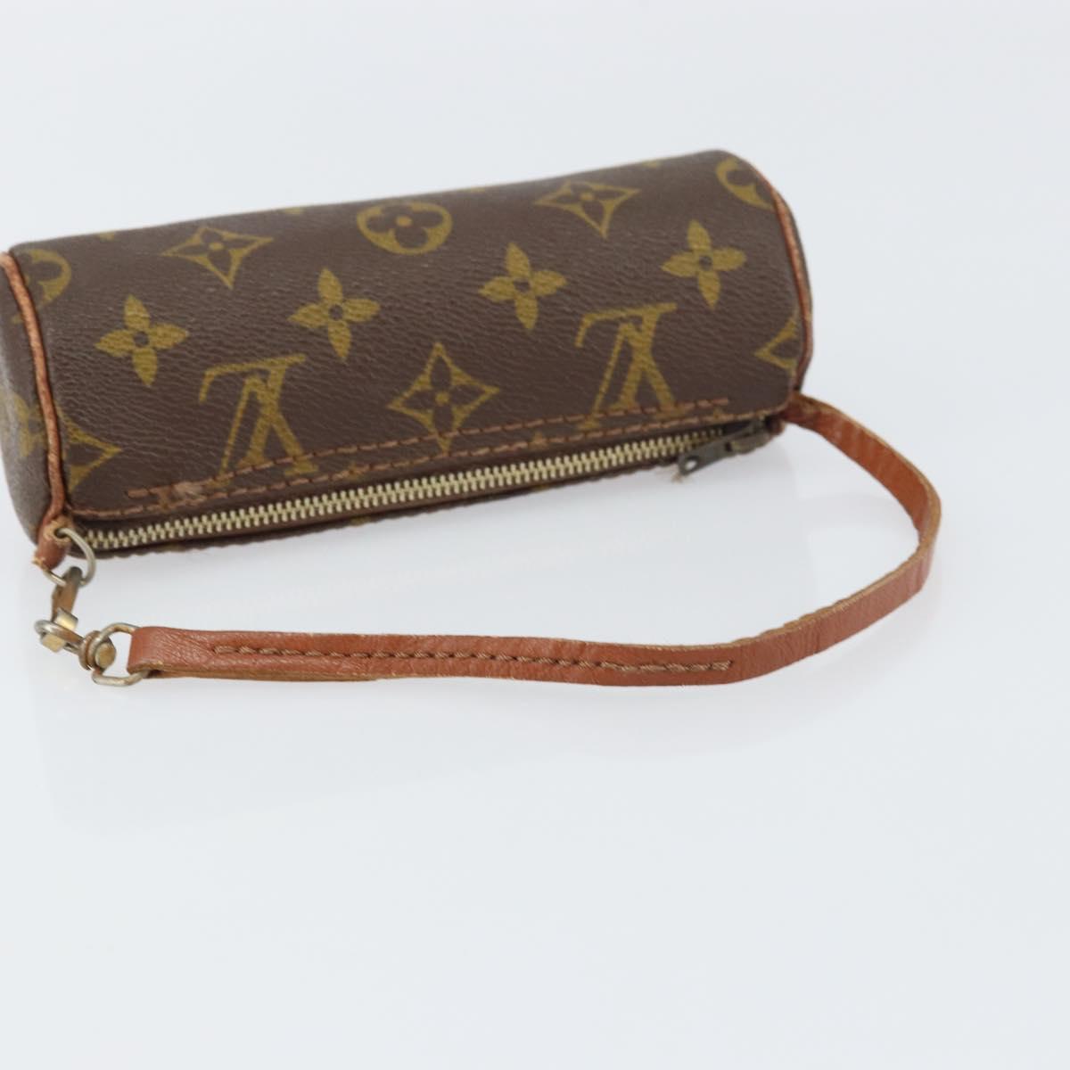 LOUIS VUITTON Monogram Papillon Pouch LV Auth bs31697