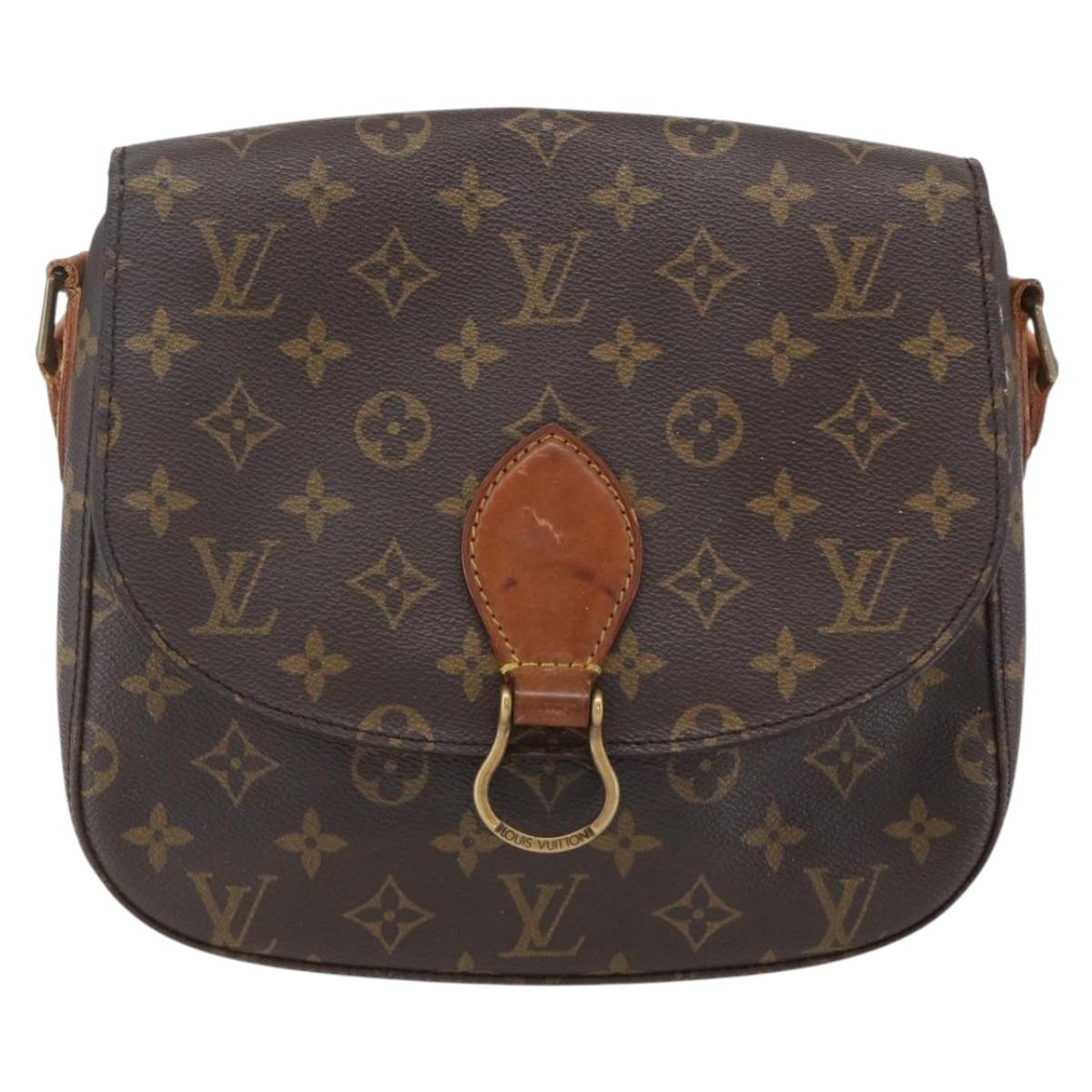 LOUIS VUITTON Monogram Saint Cloud GM Shoulder Bag M51242 LV Auth bs31698
