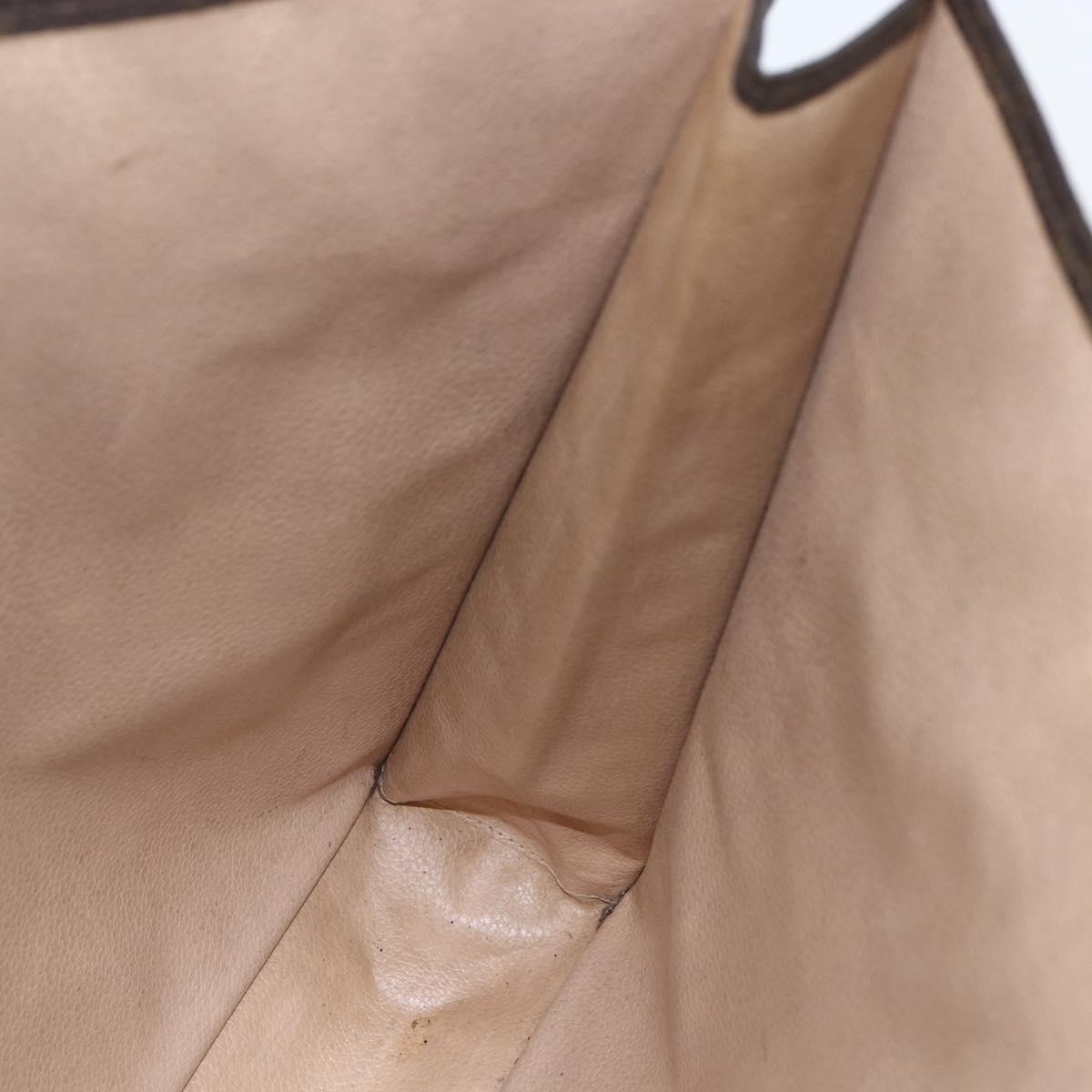 LOUIS VUITTON Monogram Sac Plat Hand Bag M51140 LV Auth bs31699