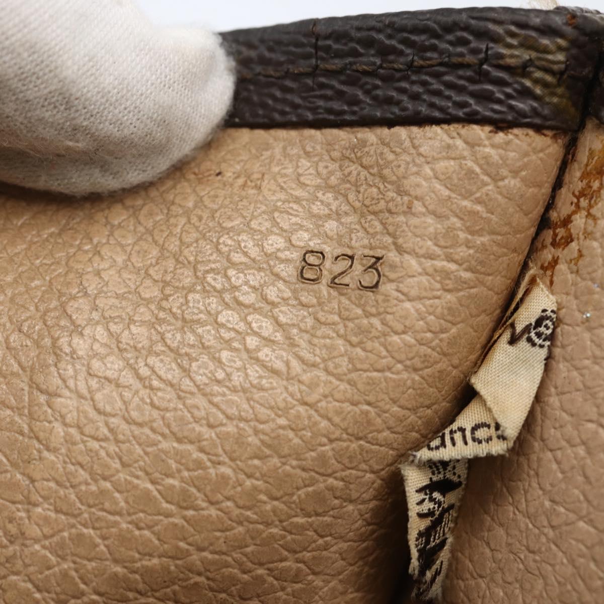 LOUIS VUITTON Monogram Sac Plat Hand Bag M51140 LV Auth bs31699