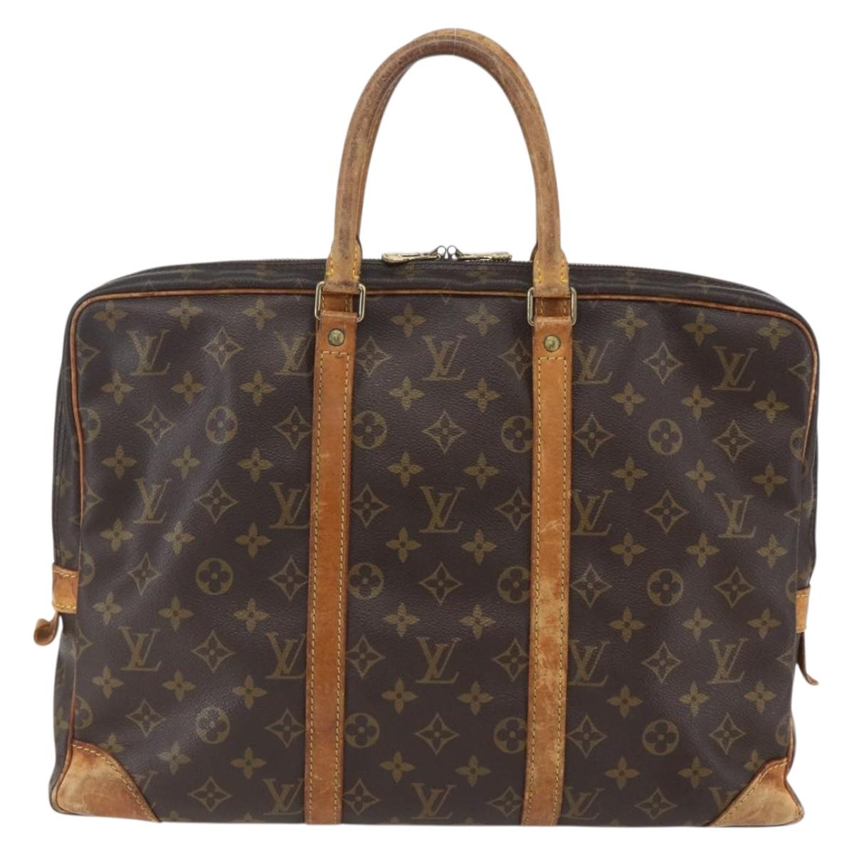 LOUIS VUITTON Monogram Porte Documents Voyage Business Bag M53361 Auth bs31700