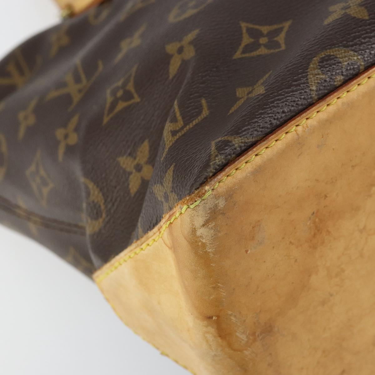 LOUIS VUITTON Monogram Cabas Piano Tote Bag M51148 LV Auth bs31701