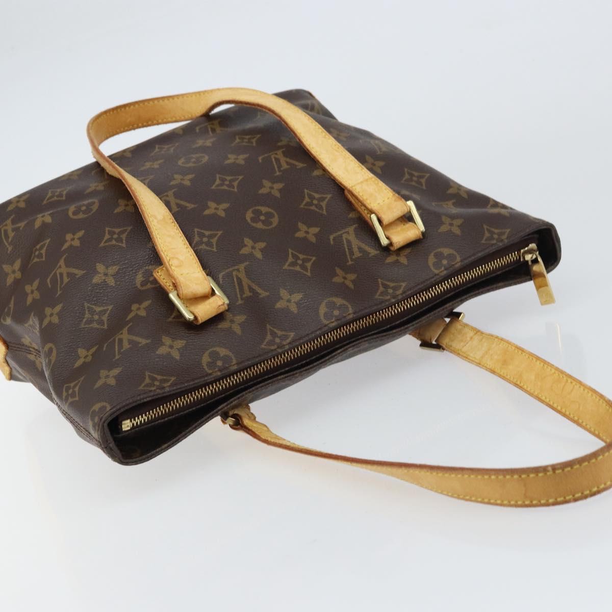 LOUIS VUITTON Monogram Cabas Piano Tote Bag M51148 LV Auth bs31701