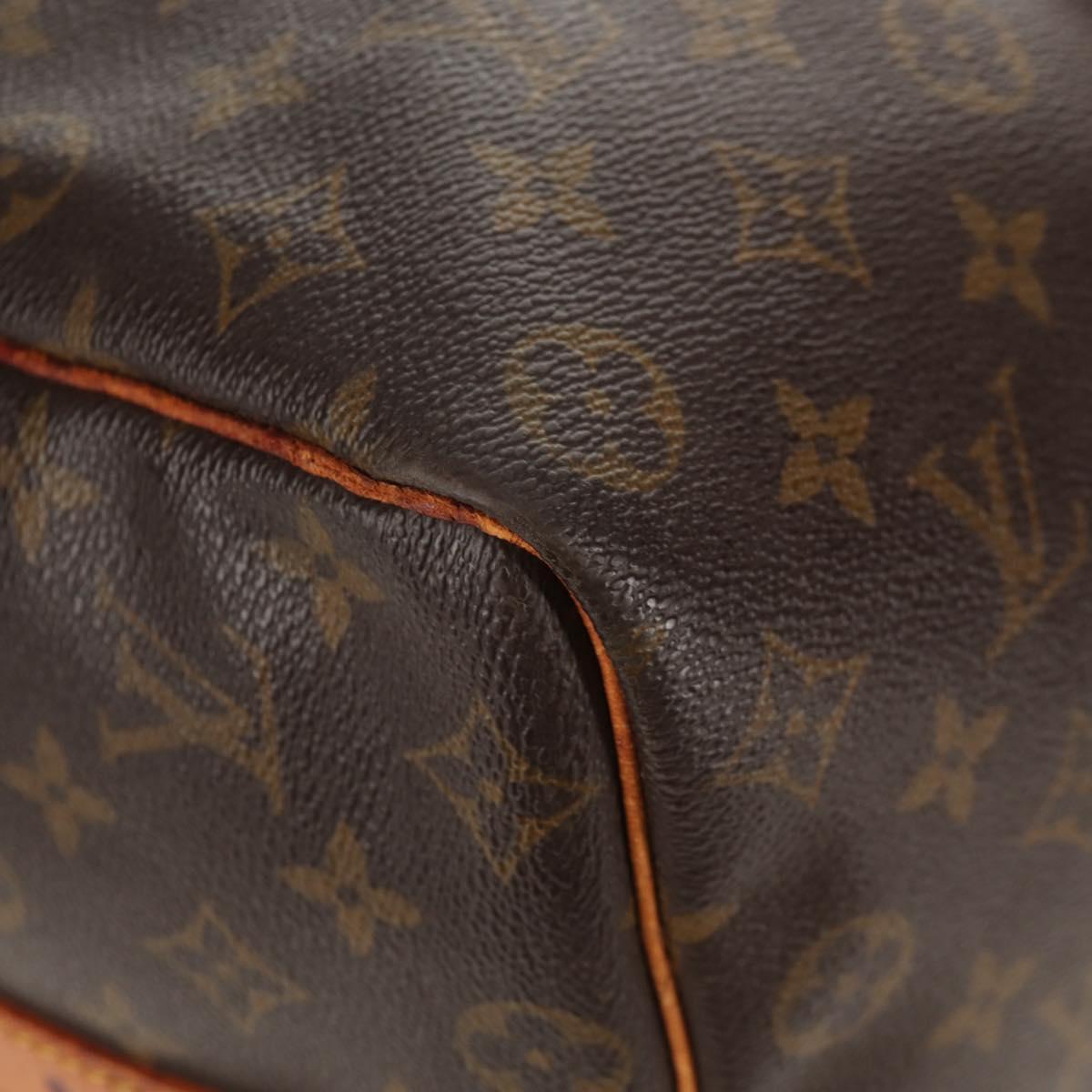 LOUIS VUITTON Monogram Keepall Bandouliere 50 Boston Bag M41416 LV Auth bs31705