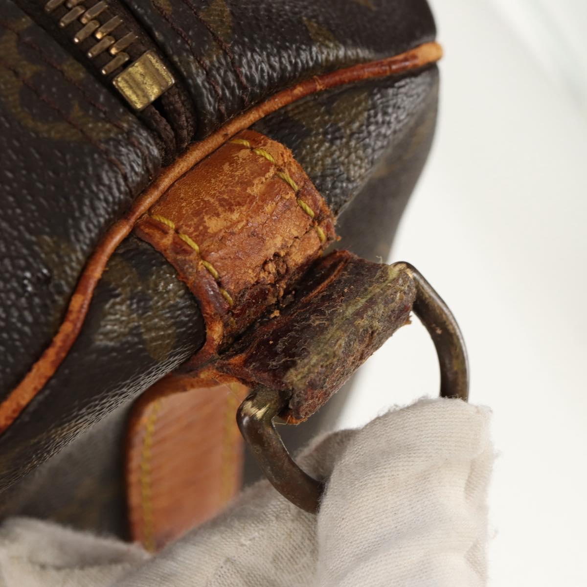 LOUIS VUITTON Monogram Keepall Bandouliere 50 Boston Bag M41416 LV Auth bs31705