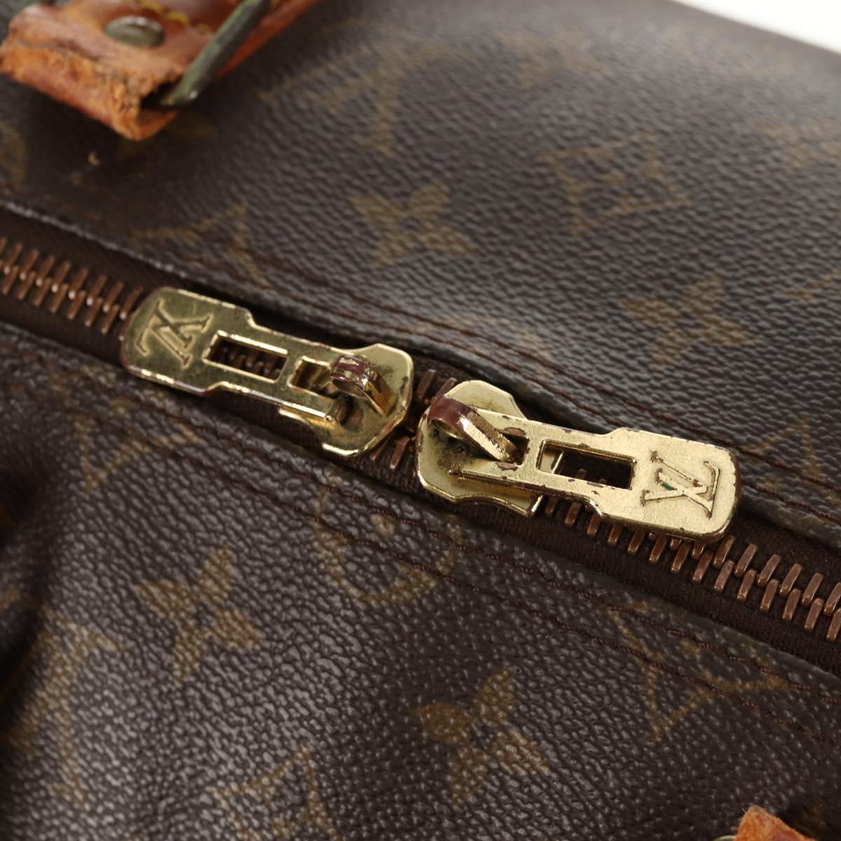 LOUIS VUITTON Monogram Keepall Bandouliere 50 Boston Bag M41416 LV Auth bs31705