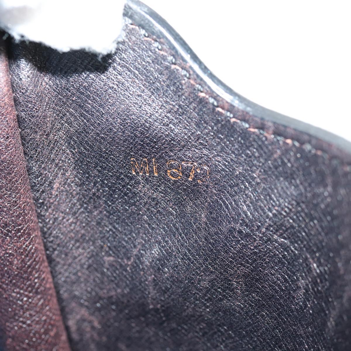 LOUIS VUITTON Epi Cartouchiere MM Shoulder Bag Blue M52245 LV Auth bs31707