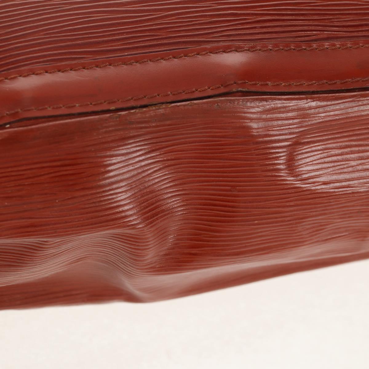 LOUIS VUITTON Epi Lussac Shoulder Bag Brown M52283 LV Auth bs31708