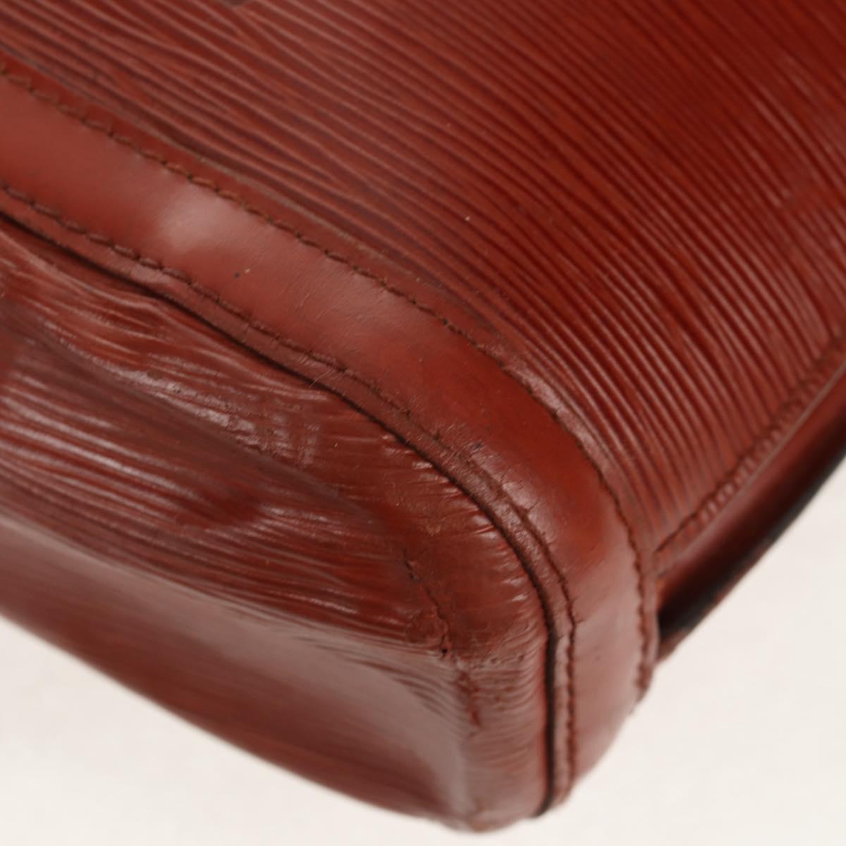 LOUIS VUITTON Epi Lussac Shoulder Bag Brown M52283 LV Auth bs31708