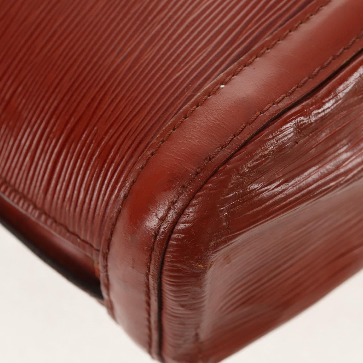 LOUIS VUITTON Epi Lussac Shoulder Bag Brown M52283 LV Auth bs31708