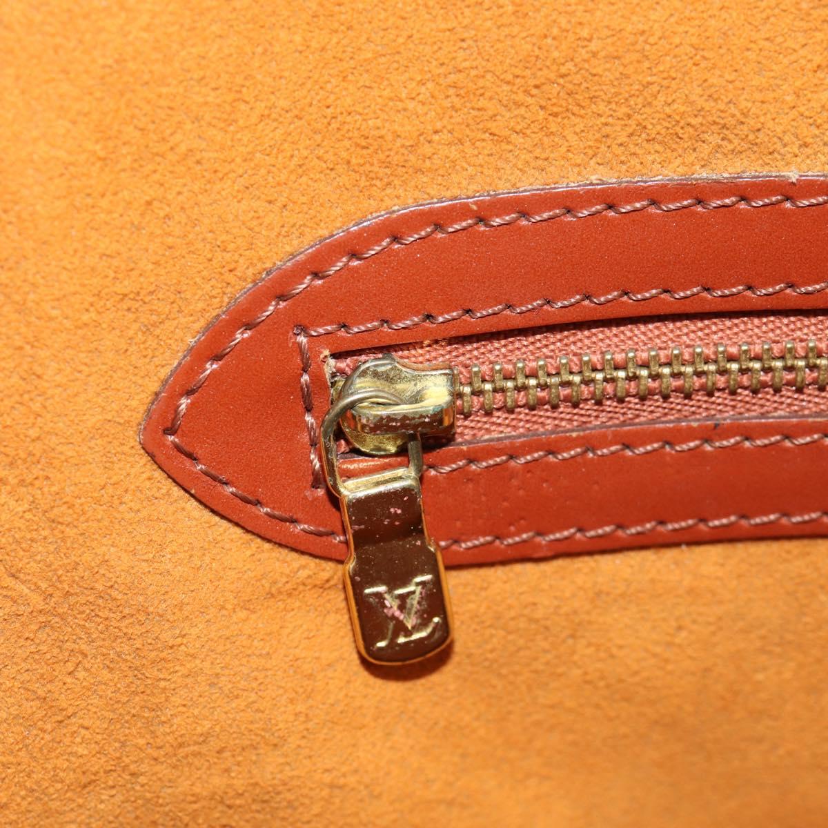 LOUIS VUITTON Epi Lussac Shoulder Bag Brown M52283 LV Auth bs31708