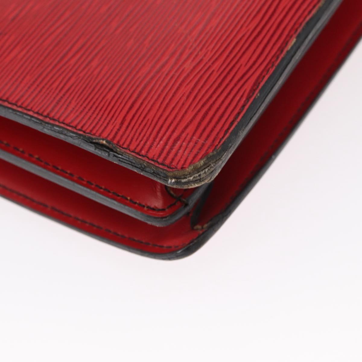 LOUIS VUITTON Epi Serviette Conseiller Business Bag Red M54427 LV Auth bs31722