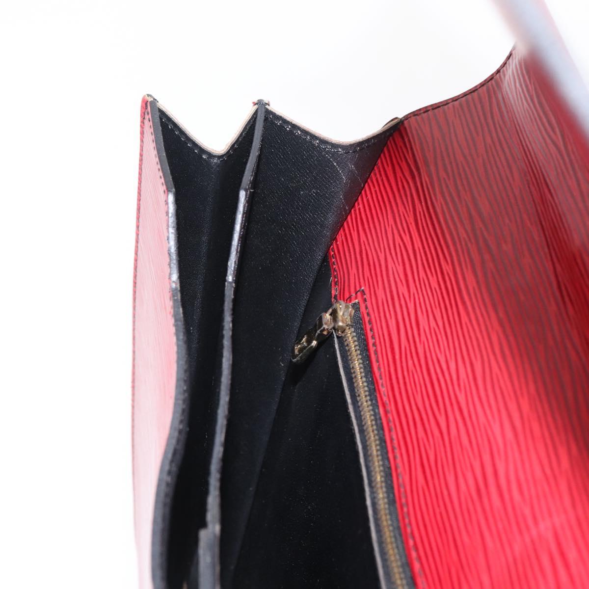 LOUIS VUITTON Epi Serviette Conseiller Business Bag Red M54427 LV Auth bs31722