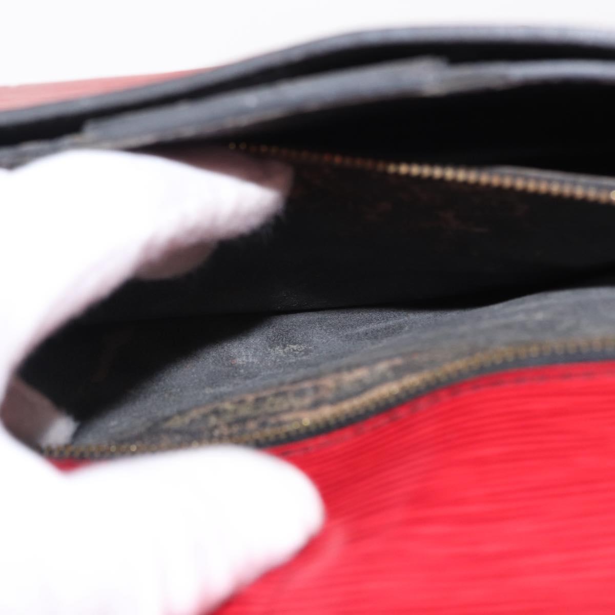 LOUIS VUITTON Epi Serviette Conseiller Business Bag Red M54427 LV Auth bs31722