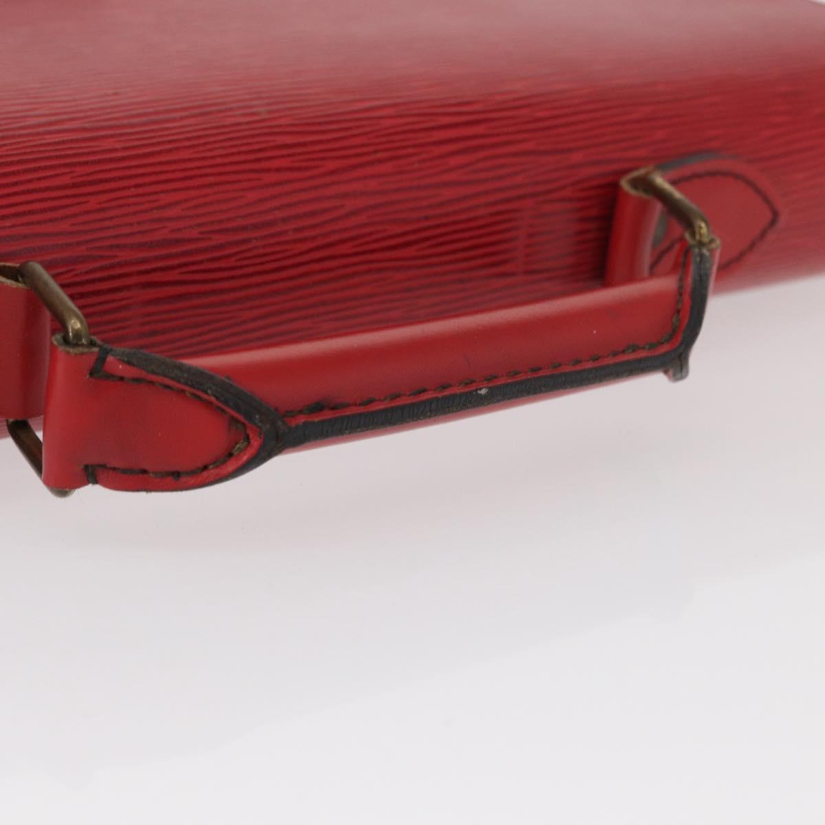 LOUIS VUITTON Epi Serviette Conseiller Business Bag Red M54427 LV Auth bs31722