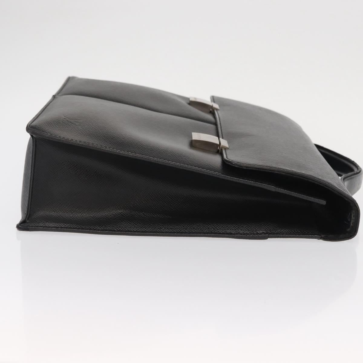LOUIS VUITTON Taiga Serviette Kazan Business Bag Ardoise M30802 LV Auth bs31723