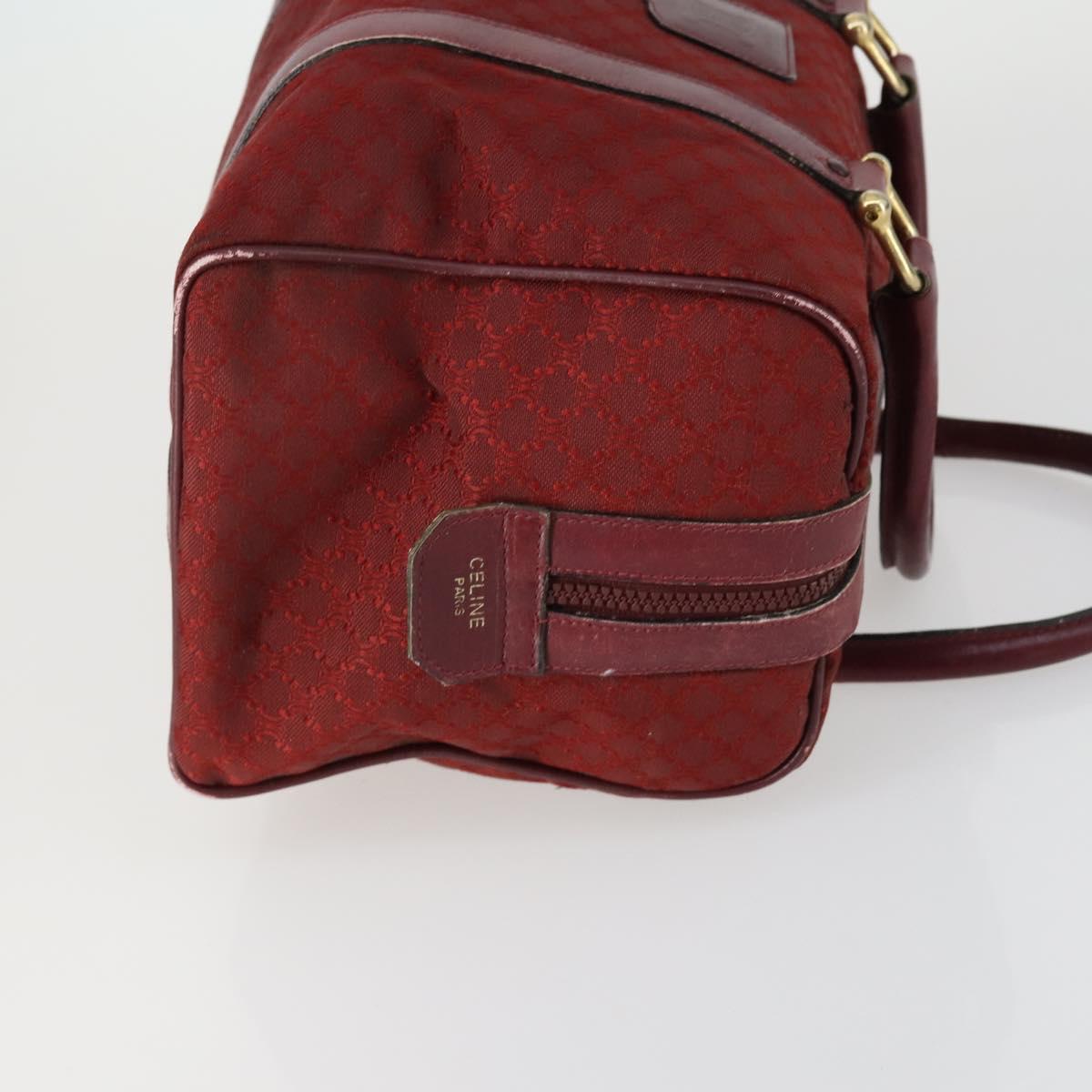 CELINE Macadam Canvas Shoulder Bag 3 Set Brown Red Auth bs31735