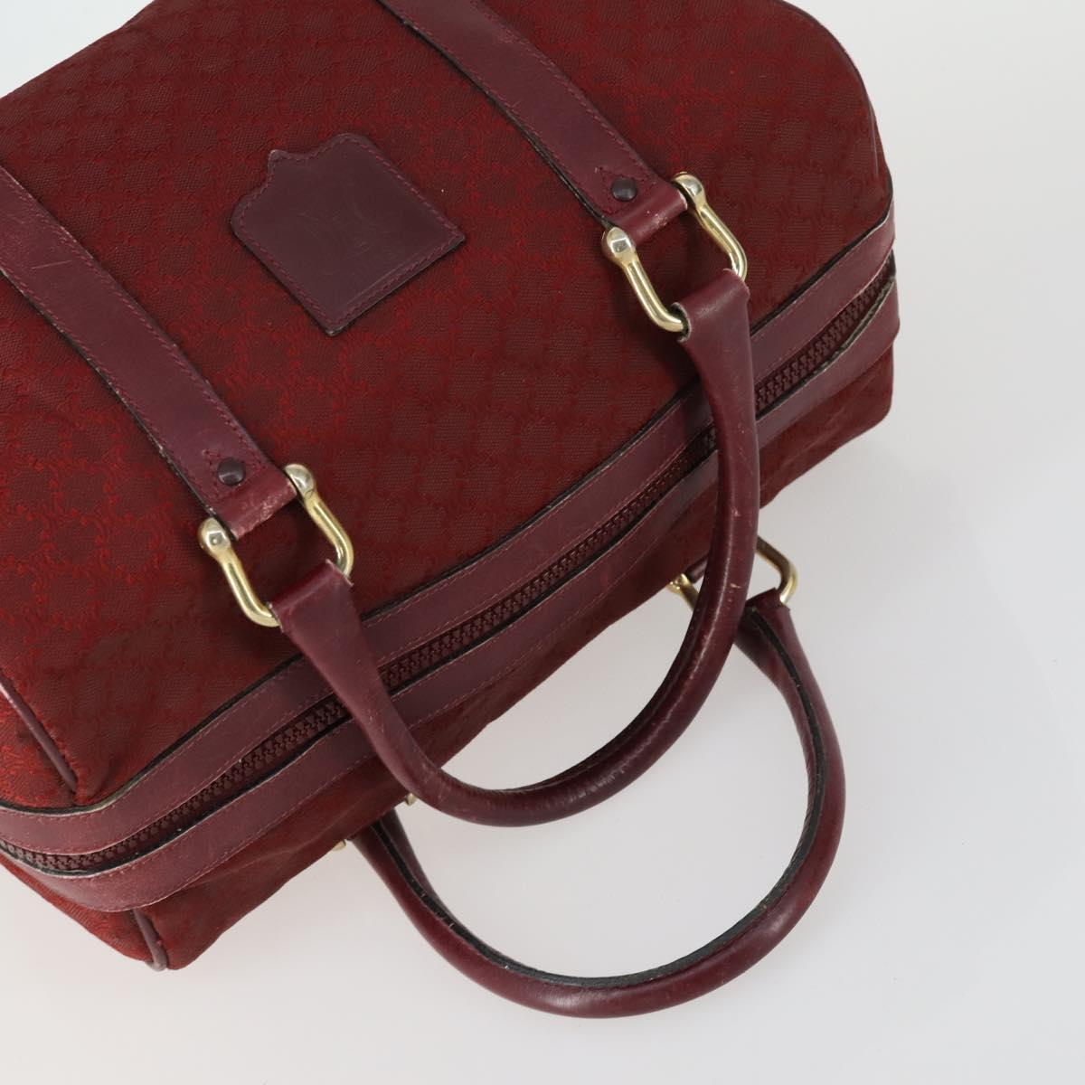 CELINE Macadam Canvas Shoulder Bag 3 Set Brown Red Auth bs31735