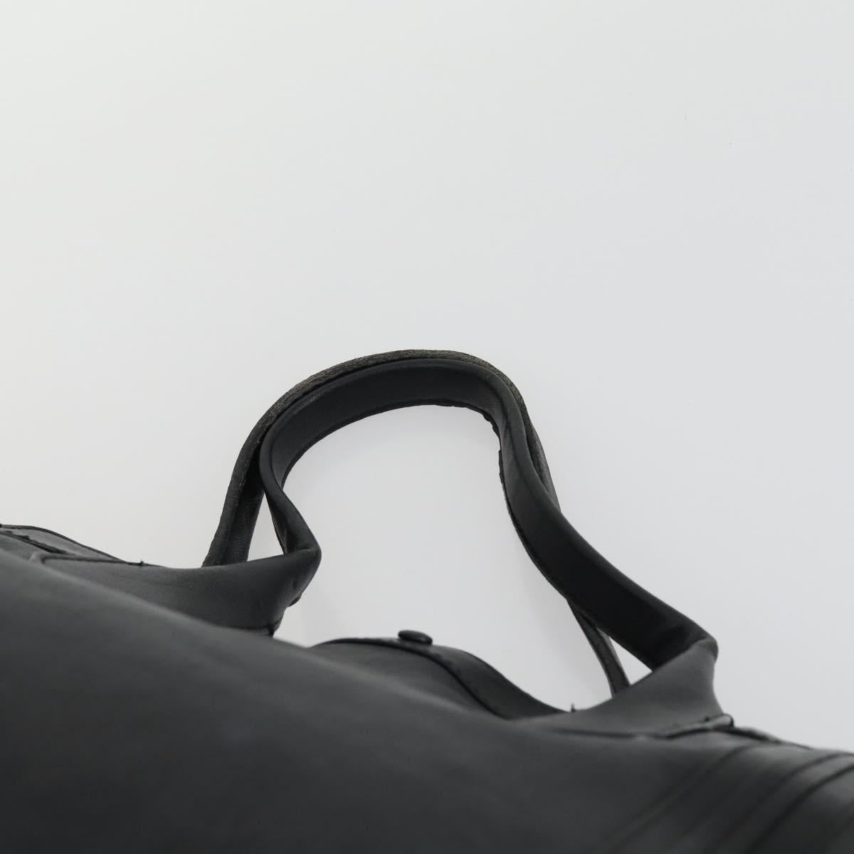Chloe PRADA Hand Bag Leather 2 Set Black Auth bs31737