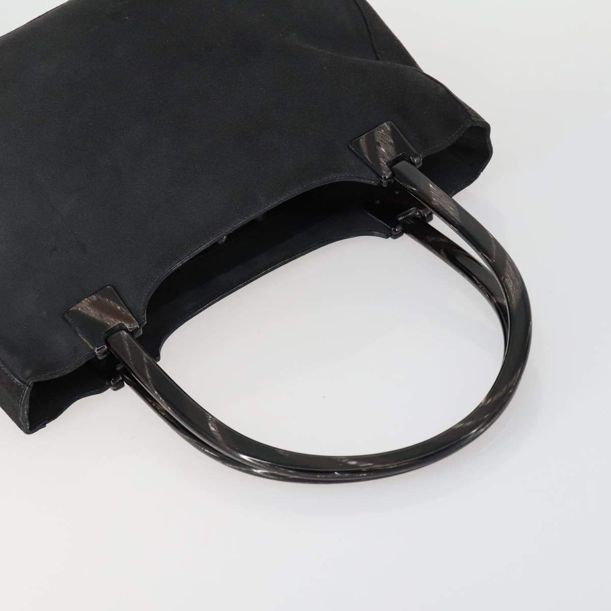 Chloe PRADA Hand Bag Leather 2 Set Black Auth bs31737