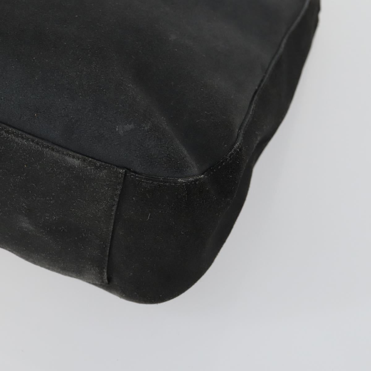 Chloe PRADA Hand Bag Leather 2 Set Black Auth bs31737
