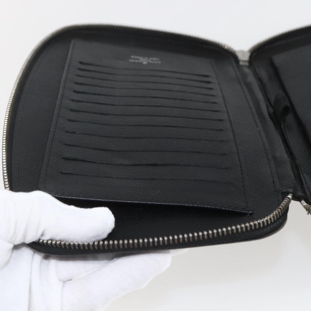 LOUIS VUITTON Taiga Organizer Atoll Travel Case Ardoise M30652 LV Auth bs31738