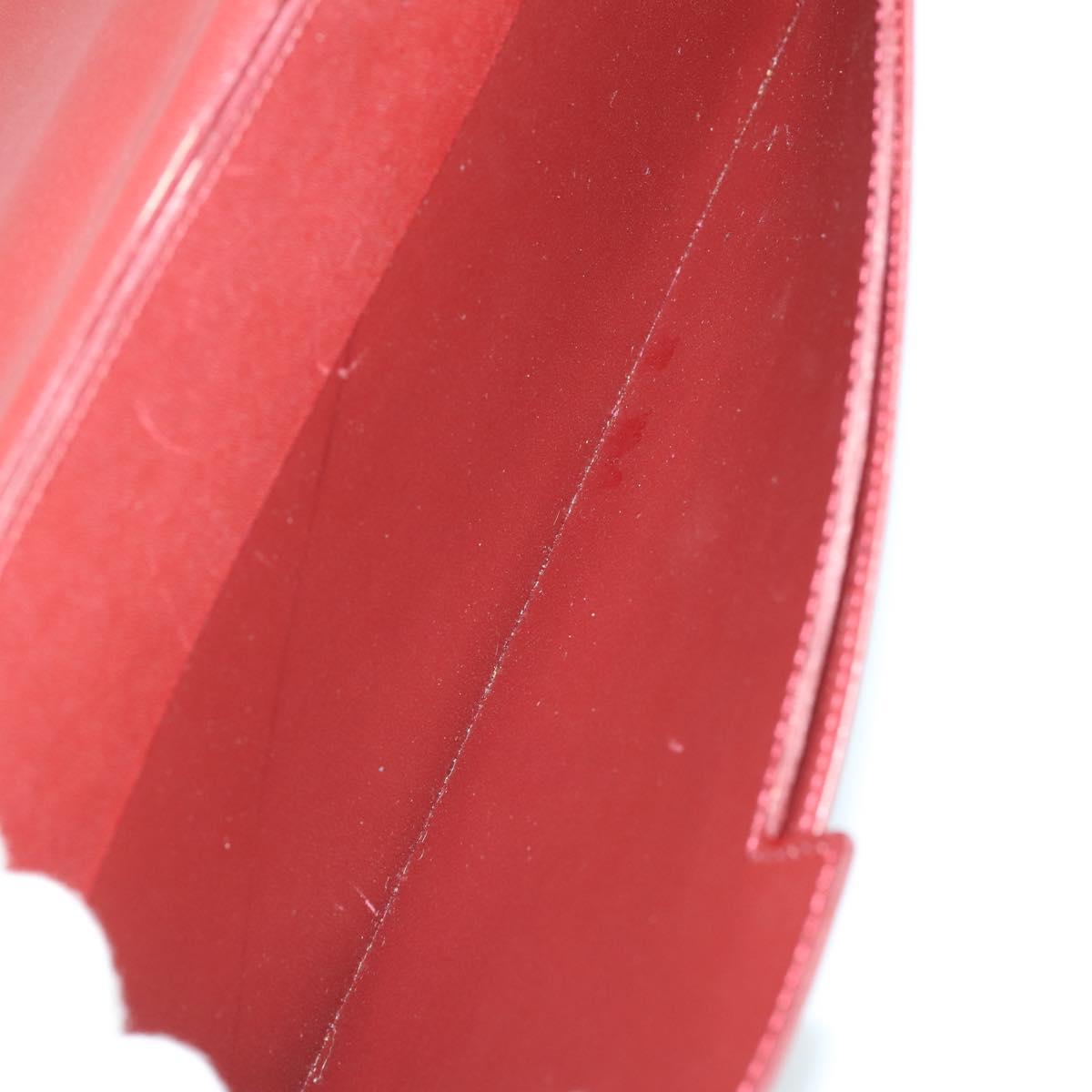 CARTIER Must Line Shoulder Bag Leather 4 Set Bordeaux Auth bs31739