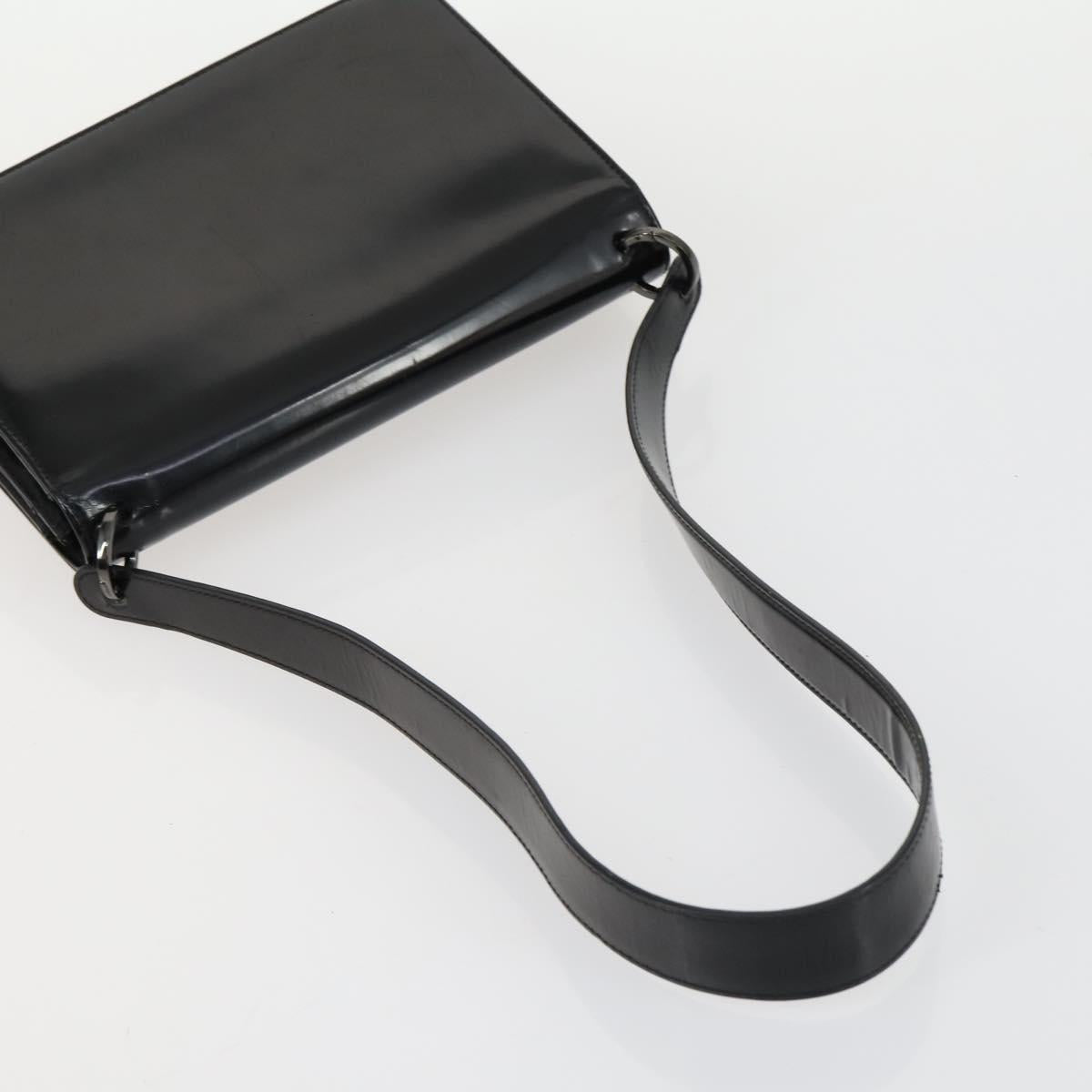 Salvatore Ferragamo Shoulder Bag Nylon Leather 3 Set Black Beige Auth bs31740
