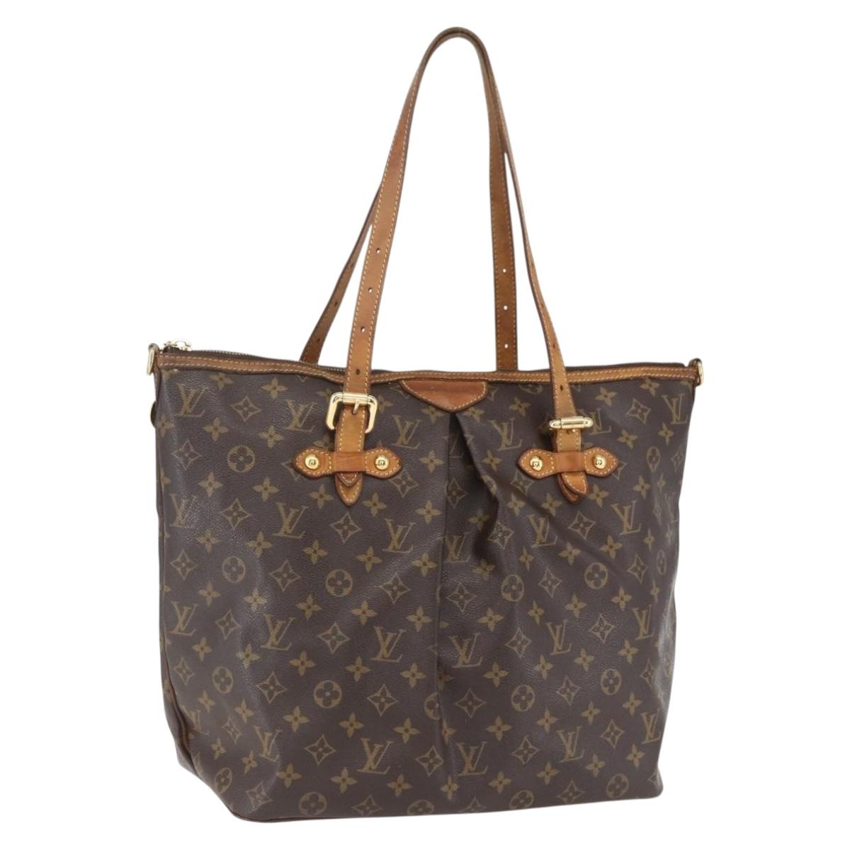 LOUIS VUITTON Monogram Palermo GM Tote Bag M40146 LV Auth bs31768