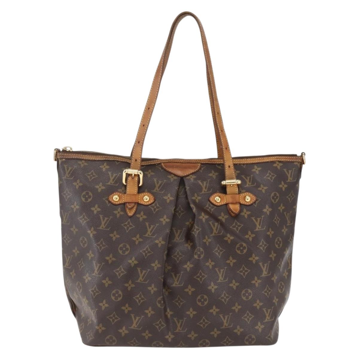 LOUIS VUITTON Monogram Palermo GM Tote Bag M40146 LV Auth bs31768